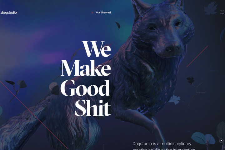 Dogstudio website preview